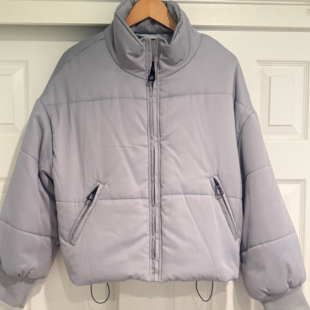 Stella Laguna Beach Light Gray Puffer Jacket